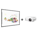 VIDEOPROJECTEUR INTERACTIF LED VIEWSONIC PS502X COURTE FOCALE AVEC TBI EIB-FC82IR + SUPPORT MURAL