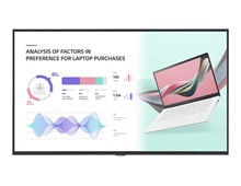 ECRAN SIGNAGE AFFICHAGE DYNAMIQUE 43" (109,2 cm) UHD 4K, IPS, 500cd/m2