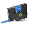 RUBAN AIMO E1000 PRO NOIR/BLEU 12MM COMPATIBLE AVEC BROTHER