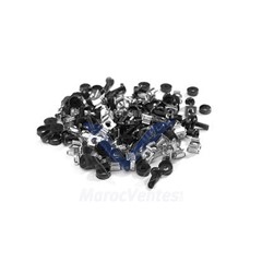JEU D'ECROUS A CAGE M6 (VIS+ECROU+RONDELLE) 20 PIÈCES LN-DGR-KFS-M620-XX