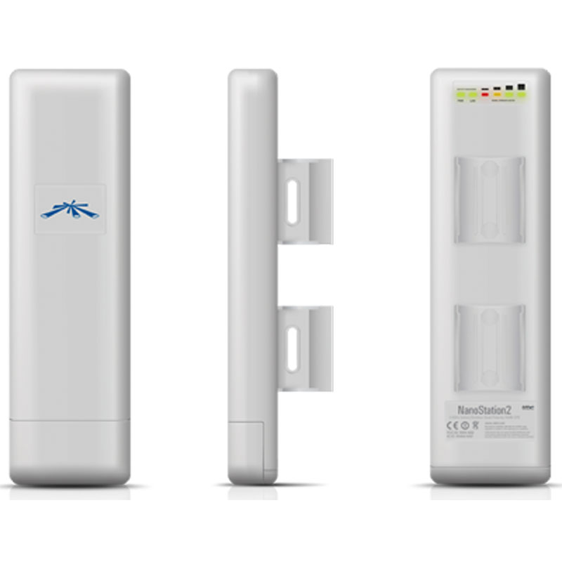 AirMax NanoStation M2 Point d'accès Extérieur Wi-Fi N 300 Mbps 2.4 GHz 11 Dbi