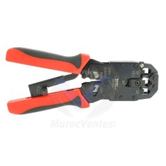PINCE A SERTIR RJ45 ET RJ 12 SOFT-ROUGE GOLDTOOL