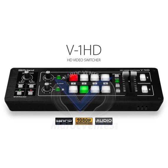 Mélangeur HD Portable et Compact. V-1HD