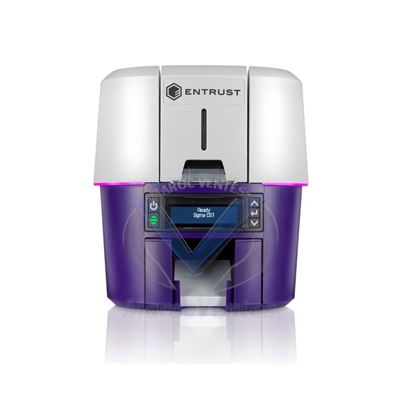 IMPRIMANTE ENTRUST SIGMA DS1 SIMPLEX+ ruban 500 faces+ 500 cartes PVc 525300-001