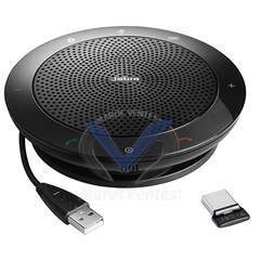 Système d'audioconférence Jabra Speak 510+MS avec adaptateur Jabra Lynk 360 7510-309